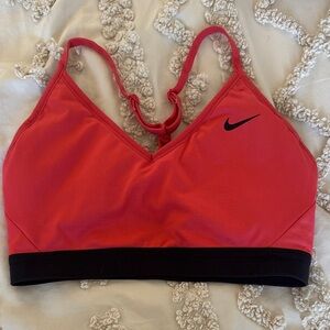 Nike Women's Vibrant Red Sports Bra